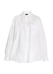 Simone Rocha - Women's Button-Detailed Cotton Top - White - Moda Operandi