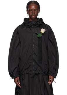 Simone Rocha Black Flower Jacket