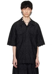 Simone Rocha Black Relaxed Shirt