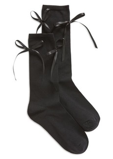 Simone Rocha Bow & Bell Embellished Ankle Socks