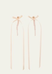 Simone Rocha Bow Ribbon Drip Earrings