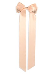 Simone Rocha Embellished Long Bow Hair Clip