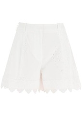 Simone rocha embroidered cotton shorts