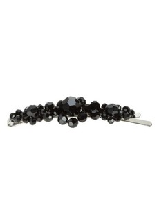 Simone Rocha Large Flower Imitation Pearl Hair Clip in Jet at Nordstrom