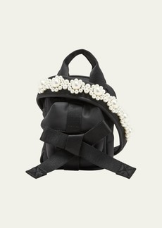 Simone Rocha Mini Bow Beaded Crossbody Bag