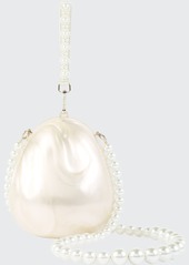 Simone Rocha Pearl Egg Acrylic Wristlet Bag