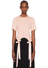 Simone Rocha Pink Easy T-Shirt