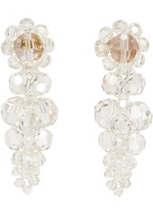 Simone Rocha Transparent Small Cluster Drip Earrings