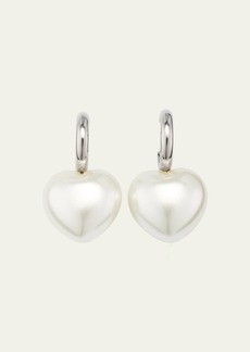 Simone Rocha XL Heart Hoop Earrings