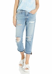 SIWY Women's Elle Crop Straight Jeans in