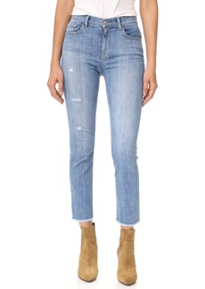 SIWY Women's Jackie High-Waisted Slim Straight Jeans in