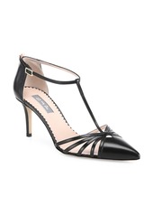SJP Carrie T-Strap Leather Pumps