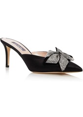 SJP Paley Womens Embellished Pointed Toe Mules
