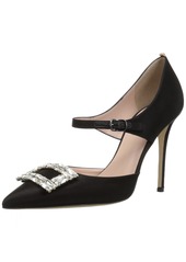 SJP by Sarah Jessica Parker Women's Trinity Pointed Toe Crystal Ornament D'Orsay Pump  40.5 B EU (10 US)