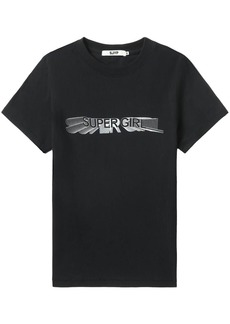 SJYP text-print cotton T-shirt