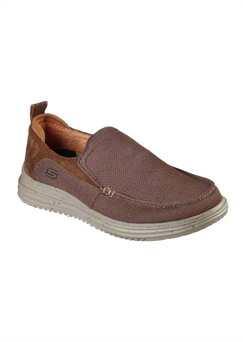 Skechers Men's Renco Anti-Slip Shoes In Brown