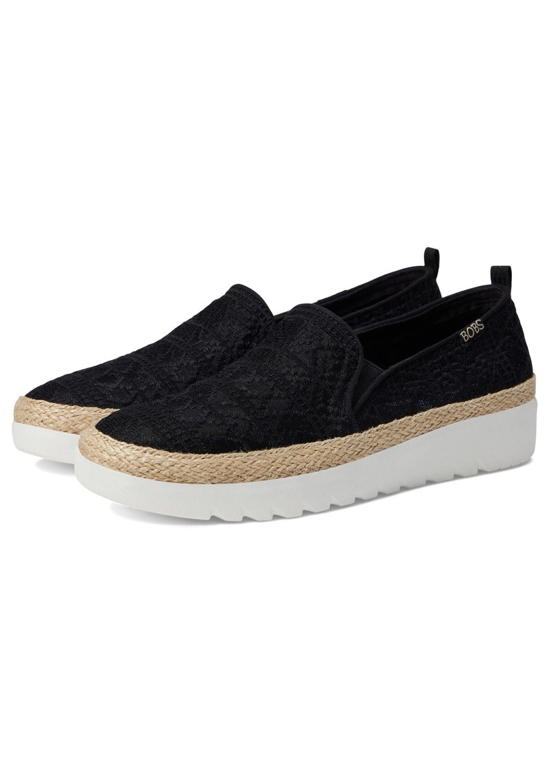 Skechers BOBS Women's Flexpadrille Hi-Crisp Meadow Espadrille