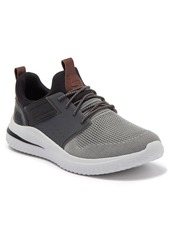 SKECHERS Delson 3.0 Cicada Lace-Up Sneaker in Grey/Black at Nordstrom Rack