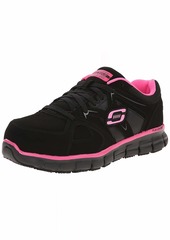 Skechers for Work Women's Synergy Sandlot Slip Resistant Work Shoe   M US