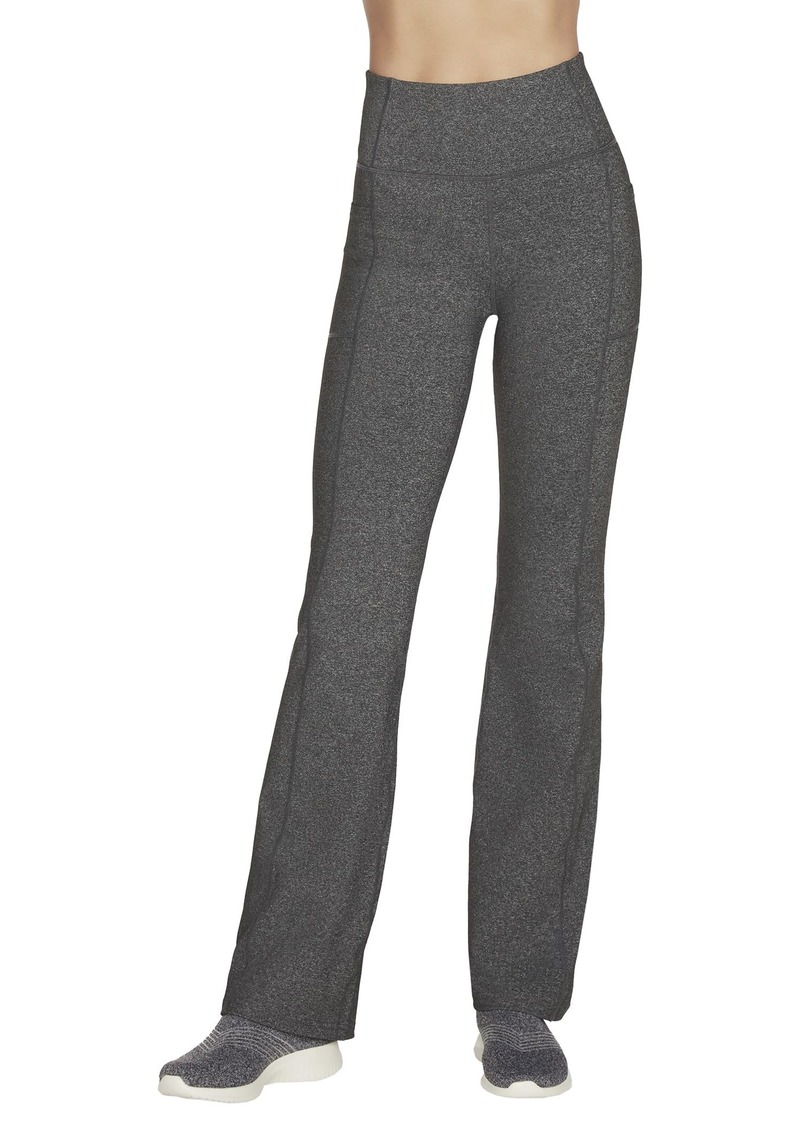 Skechers womens Go Walk High Waisted Flare Pant Leggings   US