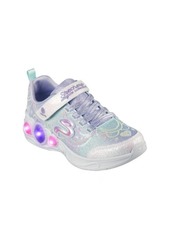 SKECHERS Kids' Princess Sequin Light-Up Sneaker