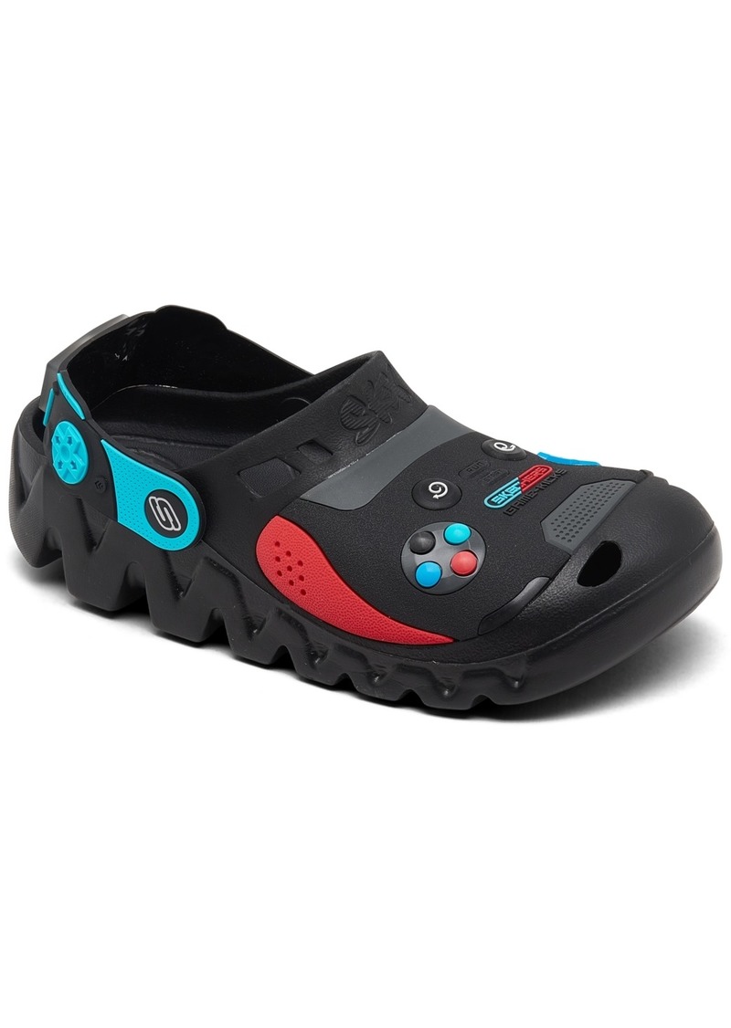 Skechers Little Boys' Foamies: Zaggle - Game Kicks Clogs from Finish Line - Black/multi