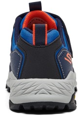 Skechers Little Boys' Fuse Tread Fastening Strap Casual Sneakers from Finish LIne - Blue, Orange