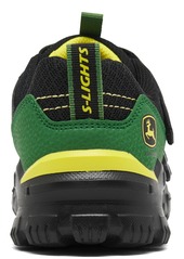 Skechers Little Boys John Deere: Adventure Track Rugged Brights Light-Up Fastening Strap Casual Sneakers from Finish Line - Green/Black