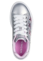 Skechers Little Girls Hi Ridge - Superstardom Platform Casual Sneakers from Finish Line - Silver, Multi