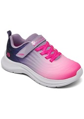 Skechers Little Girls Jumpsters 2.0 - Blurred Dreams Stay-Put Casual Sneakers from Finish Line - Pink/Navy