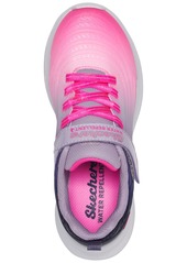 Skechers Little Girls Jumpsters 2.0 - Blurred Dreams Stay-Put Casual Sneakers from Finish Line - Pink/Navy