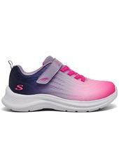 Skechers Little Girls Jumpsters 2.0 - Blurred Dreams Stay-Put Casual Sneakers from Finish Line - Pink/Navy