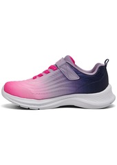 Skechers Little Girls Jumpsters 2.0 - Blurred Dreams Stay-Put Casual Sneakers from Finish Line - Pink/Navy