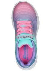Skechers Little Girls Jumpsters 2.0 - Blurred Dreams Adjustable Strap Casual Sneakers from Finish Line - Turquoise, Multi