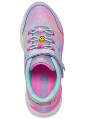 Skechers Little Girls Power Jams - Skech Friends Fastening Strap Casual Sneakers from Finish Line - Lavender, Multi
