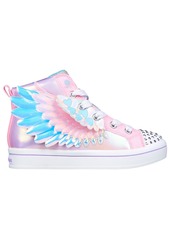 Skechers Little Girls Twi-Lites 2.0 - Wingsical Wish Light-Up High-Top Casual Sneakers from Finish Line - Pink, Multi