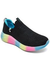 Skechers Toddler Girls Ultra Flex 3.0 - Color Joy Casual Sneakers from Finish Line - Black, Multi
