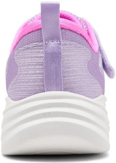 Skechers Little Girls Wave 92 Fastening Strap Casual Sneakers from Finish Line - Lavender