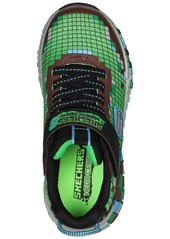 Skechers Little Kids Mega-Craft 3.0 Adjustable Strap Casual Sneakers from Finish Line - Brown, Multi