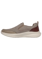 Skechers Men's Relaxed Fit: Slade - Lucan Laceless Slip-On Casual Sneakers - Khaki