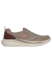 Skechers Men's Relaxed Fit: Slade - Lucan Laceless Slip-On Casual Sneakers - Khaki