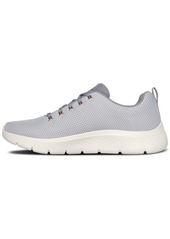 Skechers Men's Go Walk Flex- Ultra - Casual Walking Sneakers from Finish Line - Light Gray, White