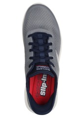 Skechers Men's Go Walk Flex Casual Walking Sneakers from Finish Line - Gray, Navy