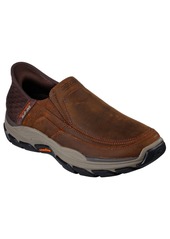 Skechers Men's Hands Free Slip-ins Relaxed Fit- Respected - Elgin Casual Moccasin Sneakers from Finish Line - Brown