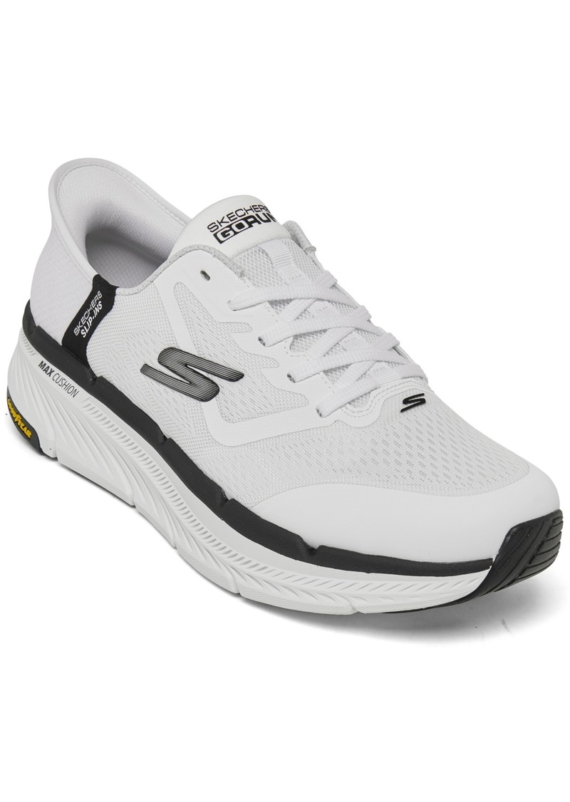 Skechers Men's Slip-ins: Max Cushioning Premier 2.0 Memory Foam Running Sneakers from Finish Line - White/Black