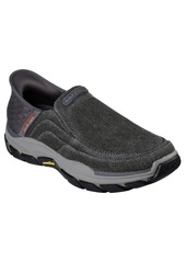 Skechers Men's Slip-Ins Relaxed Fit- Respected - Holmgren Slip-On Casual Sneakers from Finish Line - Charcoal