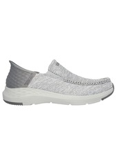 Skechers Men's Slip-ins Relaxed Fit: Parson - Mox Slip-On Moc Toe Casual Sneakers from Finish Line - Light Grey