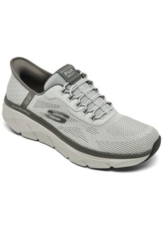 Skechers Men's Slip-Ins Rf D'Lux Walker 2.0 - Resonate Walking Sneakers from Finish Line - Gray