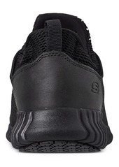 Skechers Men's Work Relaxed Fit Cessnock Slip-Resistant Work Athletic Sneakers from Finish Line - BLACK