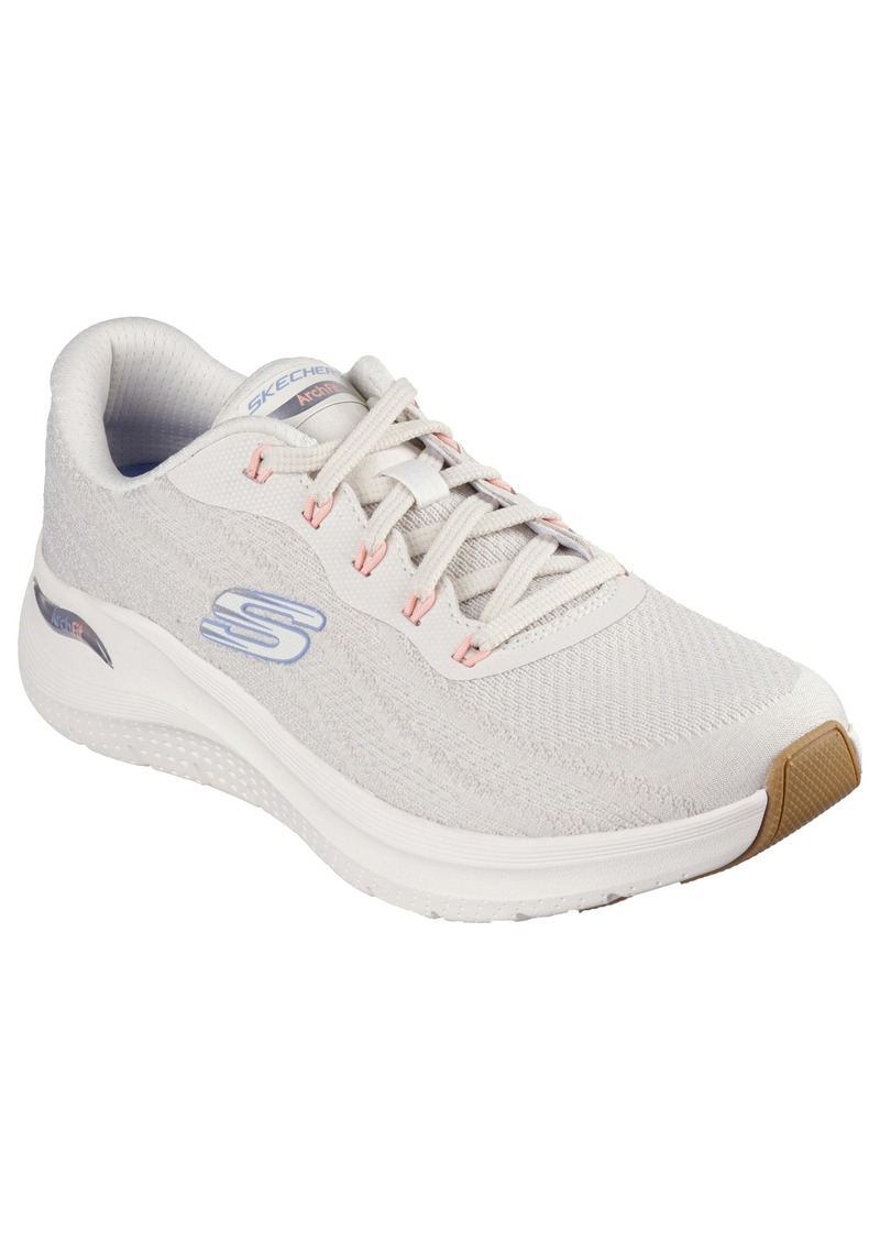 Skechers Sport Women's Women's Arch FIT 2.0-Rich Vision Sneaker NTMT=Natural/Multi